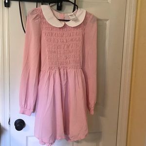 Eleven Stranger Things Pink Dress Costume Large